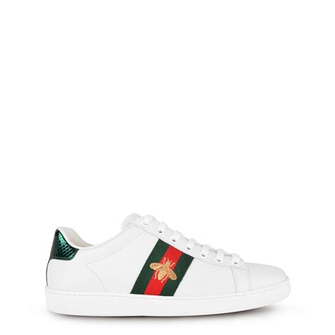 white gucci trainers mens|white Gucci trainers flannels.